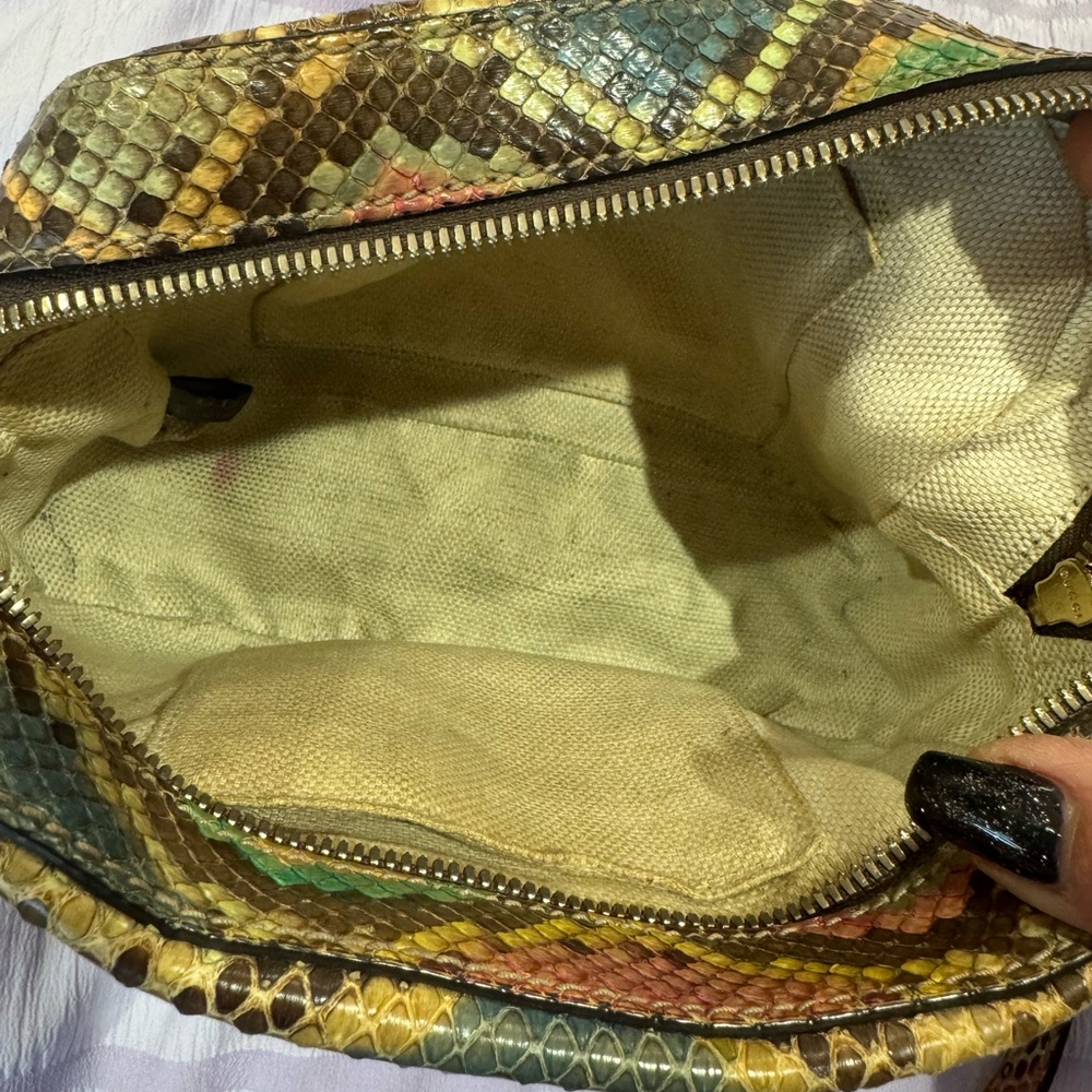 Gucci Soho Vibrant Python Crossbody Bag - image 4
